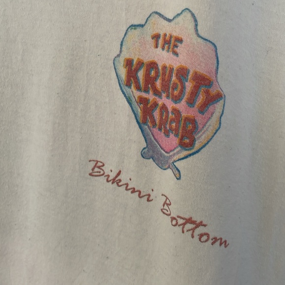 Spongebob Krusty Krab Hot Topic Tshirt M - Picture 7 of 8